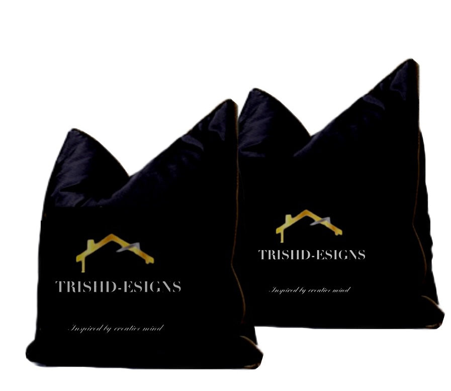 Custom Trishd-Esigns feather inner scatter cushion 60x60 each (Inspired living collection)